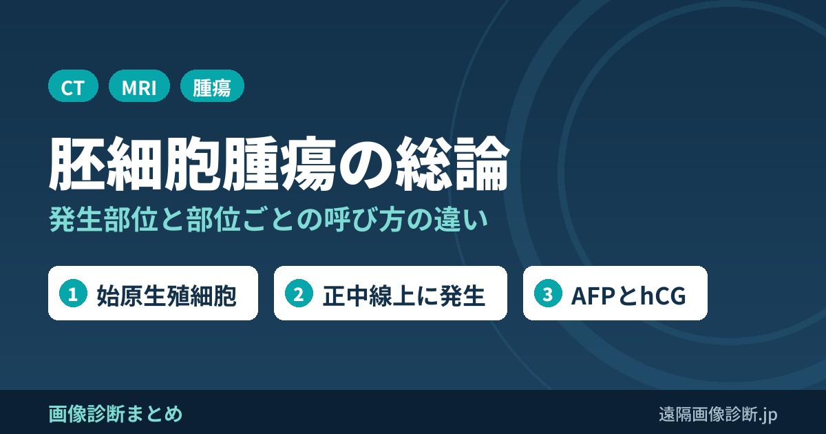 胚細胞腫瘍総論