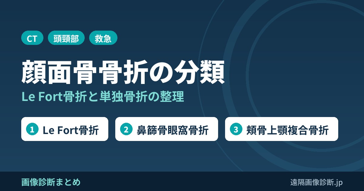 顔面骨骨折、頭蓋骨骨折まとめ