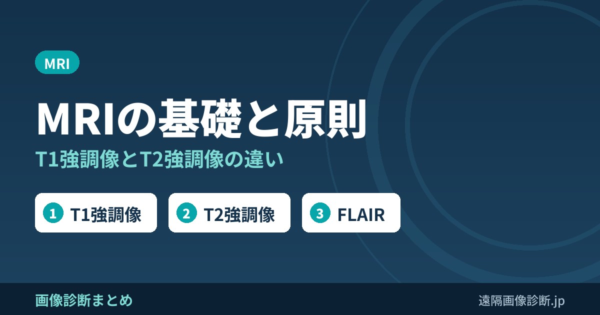 MRIの基礎・原則